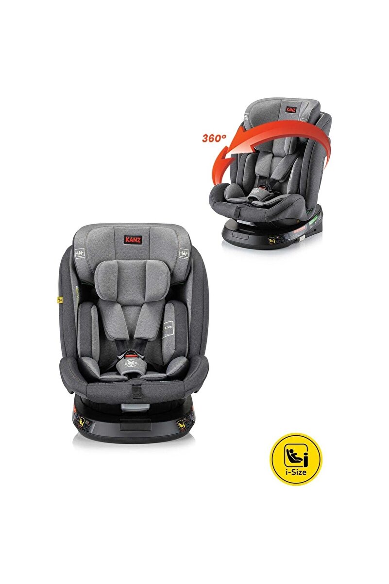 Kanz Comfort MAX I-Size 360° Isofıx Oto Koltuğu Siyah
