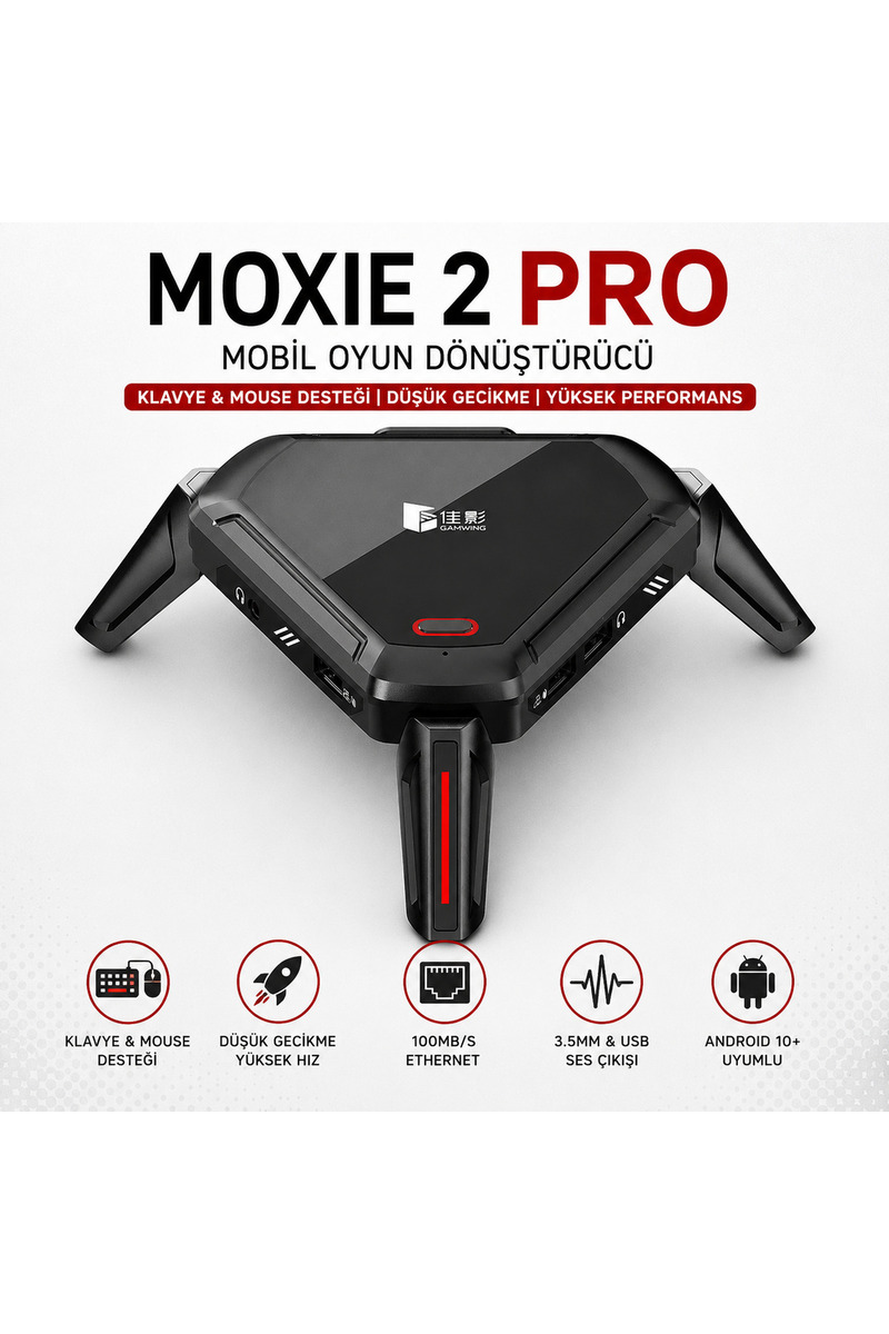 GetBlueTech Moxie2 Pro-Scorpion 2 Pro | Klavye-Mouse Dönüştürücü | Kurulum Dahil