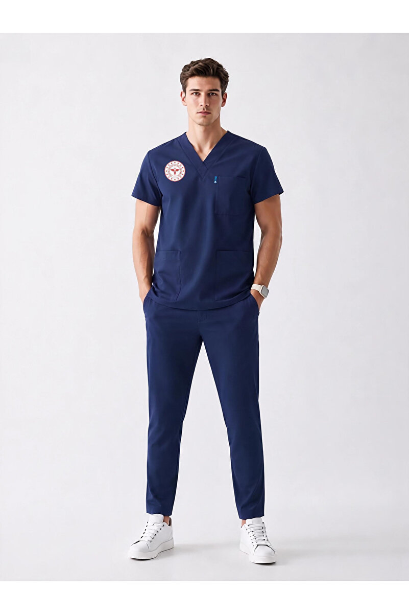 ÜÇAS UNIFORM HEMŞİRE FORMASI YENİ YÖNETMELİĞE UYGUN PATRIOT BLUE