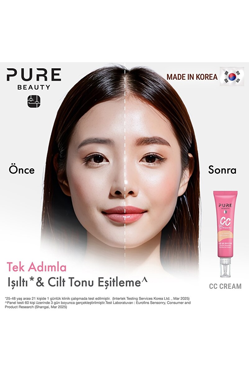 PURE BEAUTY CC Krem SPF50 PA++++ Natural 30 ml