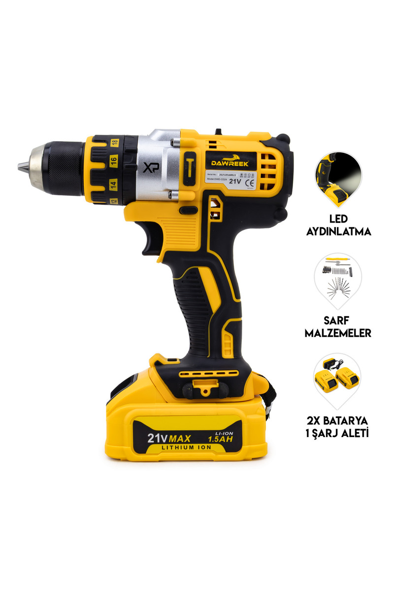 Dawreek 10mm Çelik Mandren Vidalama Dwd5p