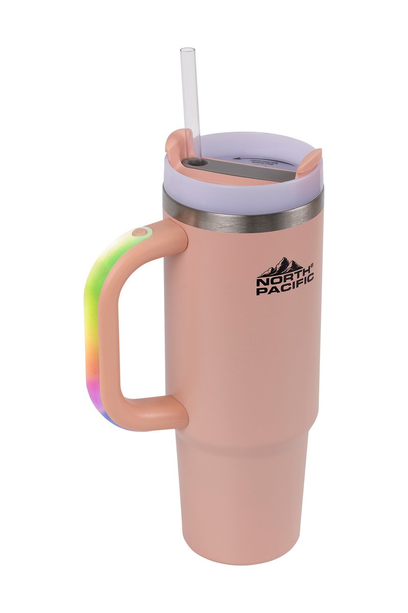 North Pacific LED Işıklı Pipetli Termos - 900 mL
