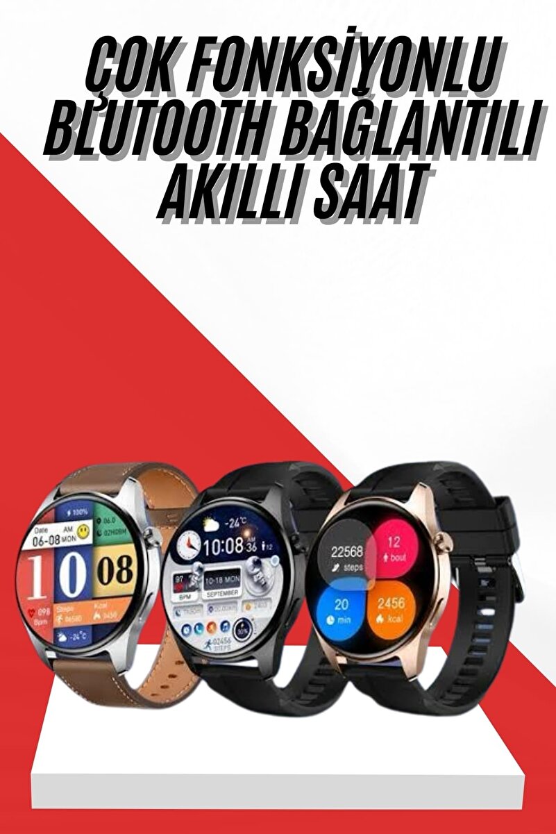 AyPenye Akıllı Saat 1.5 Inç Amoled Ekran Çift Kordonlu GPS NFC Uyumlu