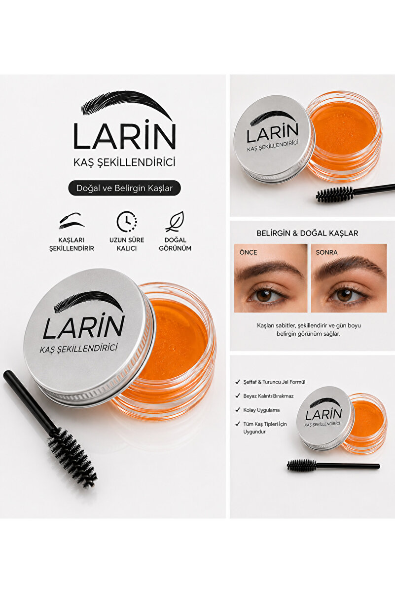 Larin Kaş Şekillendirici Jel Wax 50 ml