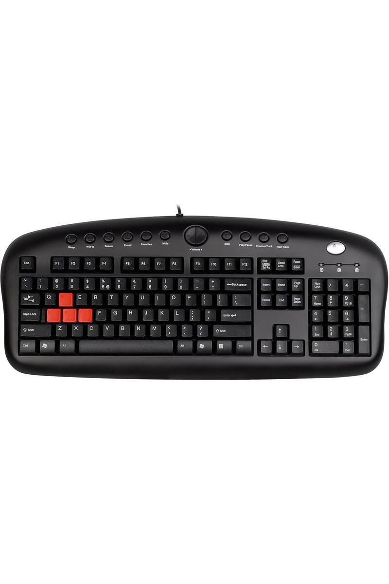 A4 Tech Kb-28G Siyah Usb Multımedya Gamer Klavye