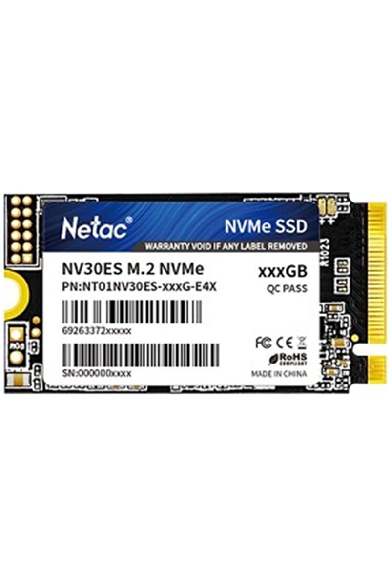 Netac Nv30Es 512Gb Ssd M.2 2242 Nvme Nt01Nv30Es-512-E4X Ssd Harddisk