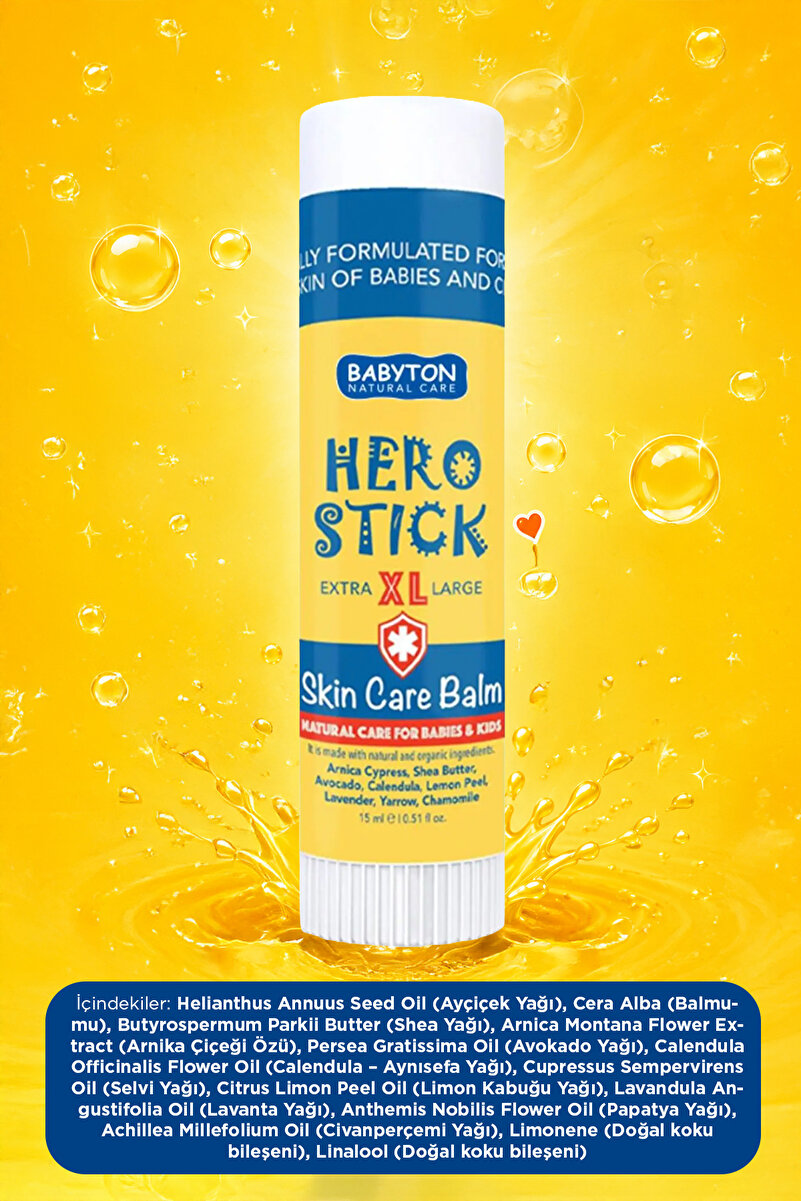 BABYTON Anlık Yatıştırıcı Hero Stick XL 15 gr