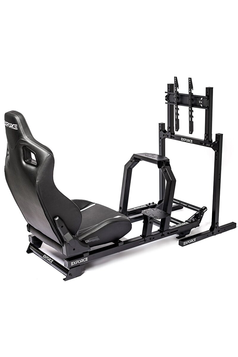 Exforce Optima V2 Yarış Simülatörü Kokpiti + Ekran Standı