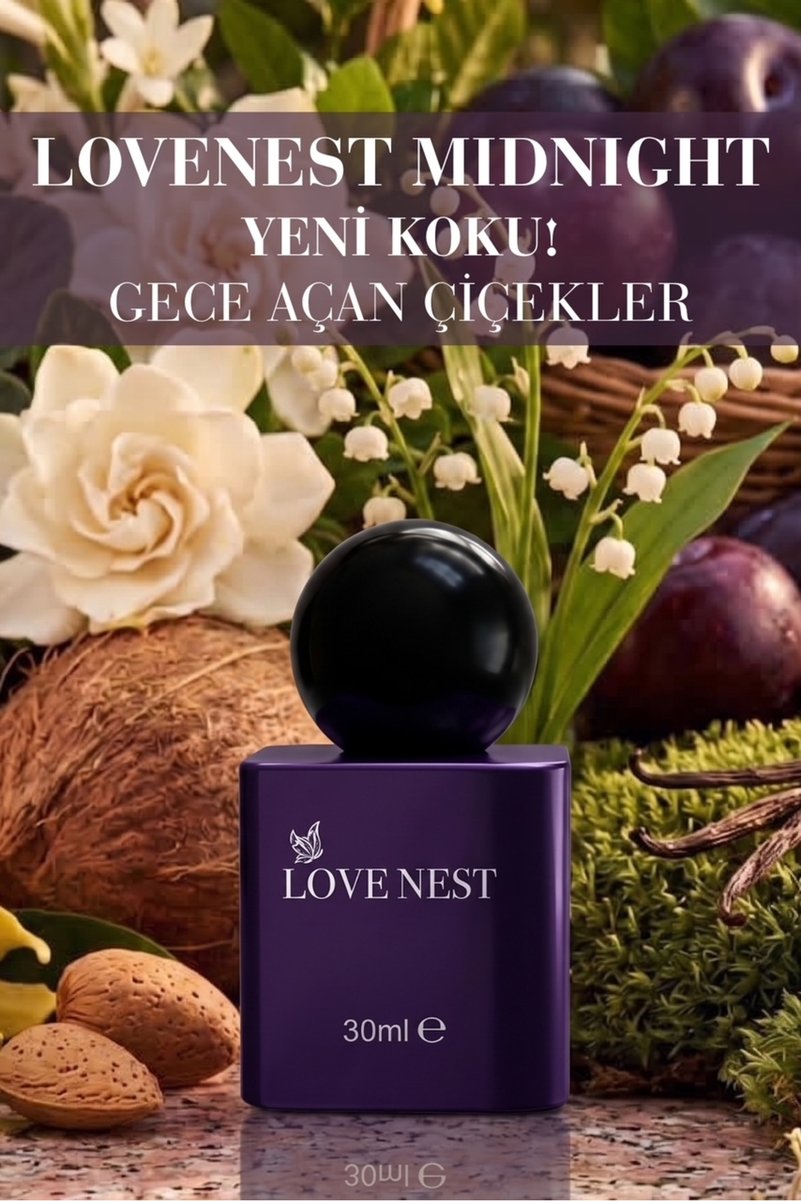 LOVENEST MIDNIGHT DIŞ GENİTAL PARFÜM GECEYE ÖZEL KOKU