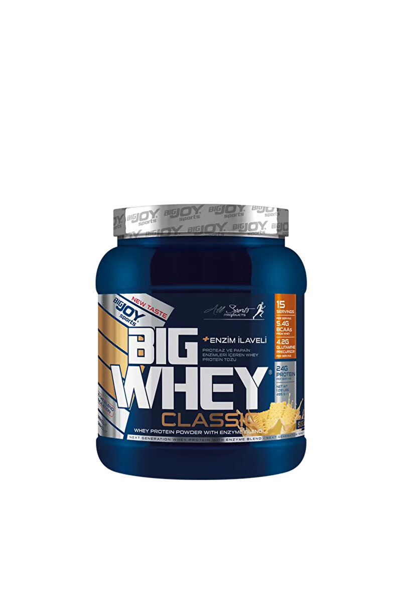Bigjoy BIGWHEY Whey Protein Classic Bisküvi Aromalı 495g 15 Servis