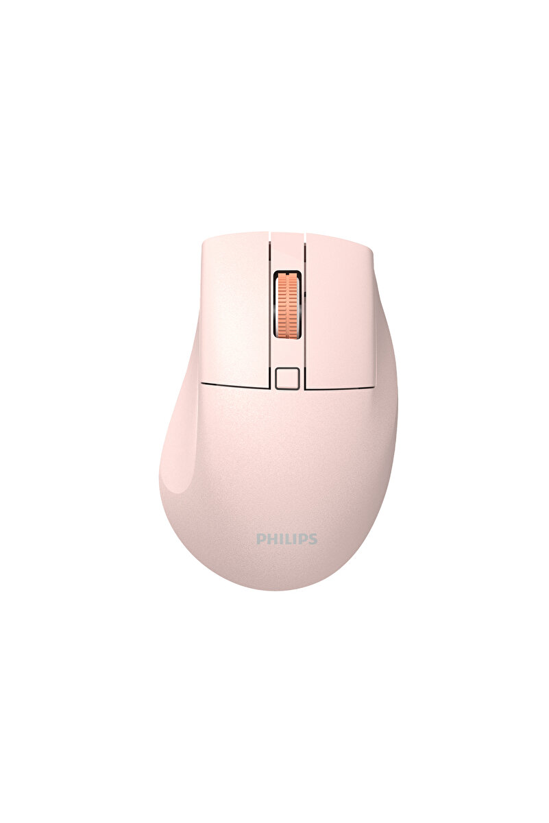 Philips SPK7528 Kablosuz Bluetooth 1600DPI 5 Tuşlu Sessiz Optik Mouse Pembe