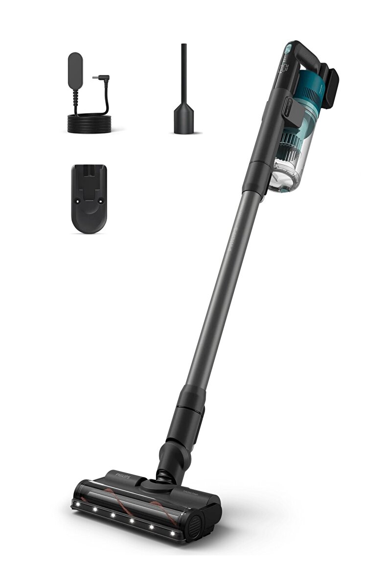 Philips 6000 Serisi Kablosuz Dik Süpürge, 25.2 V, PowerCyclone 11, TriActive LED başlık, XC6451/10