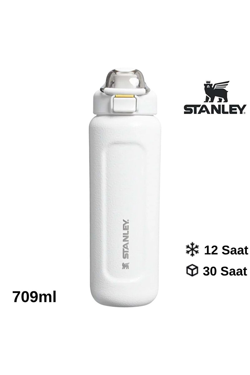 Stanley Wellspring Bottle 0,70 Lt Kilitli Kapak Matara WHİTE