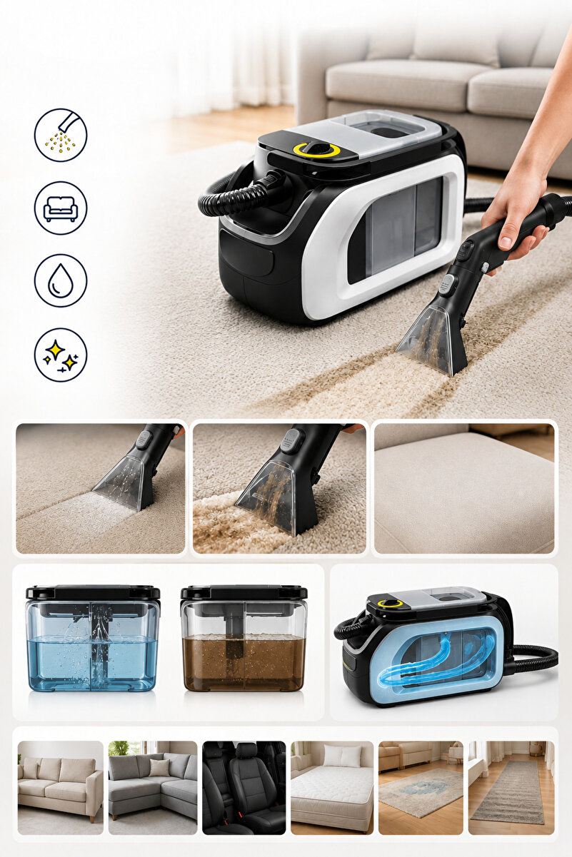 Karcher Compact Koltuk ve Halı Yıkama Makinesi