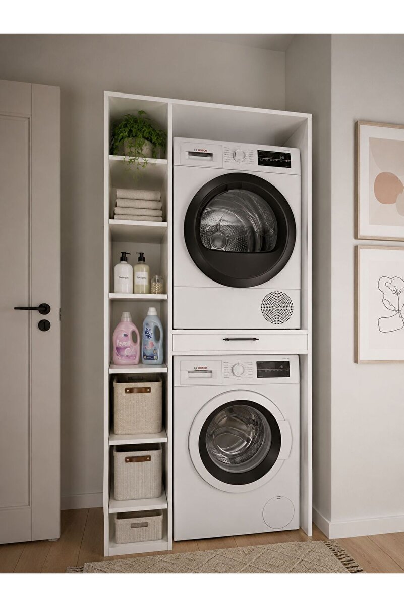 Home Center Mobilya Yıkama Seti (Çamaşır + Kurutma Makinesi)