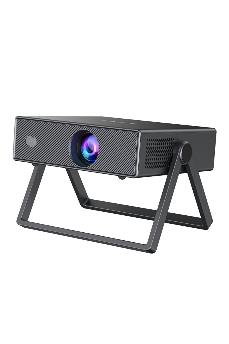 Havit PJ245 Pro Otomatik Odaklamalı Akıllı Projeksiyon Cihazı - 720p,4K Video Destekli, Android TV,Stantlı