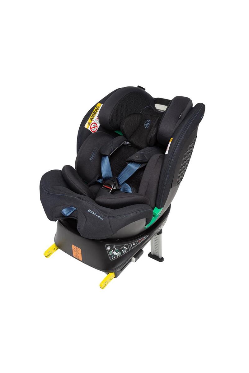 MAXİ-COSİ Spinel 360 Smart Android Auto/CarPlay Destekli Dönebilen 0-36 Kg Akıllı Oto Koltuğu Black