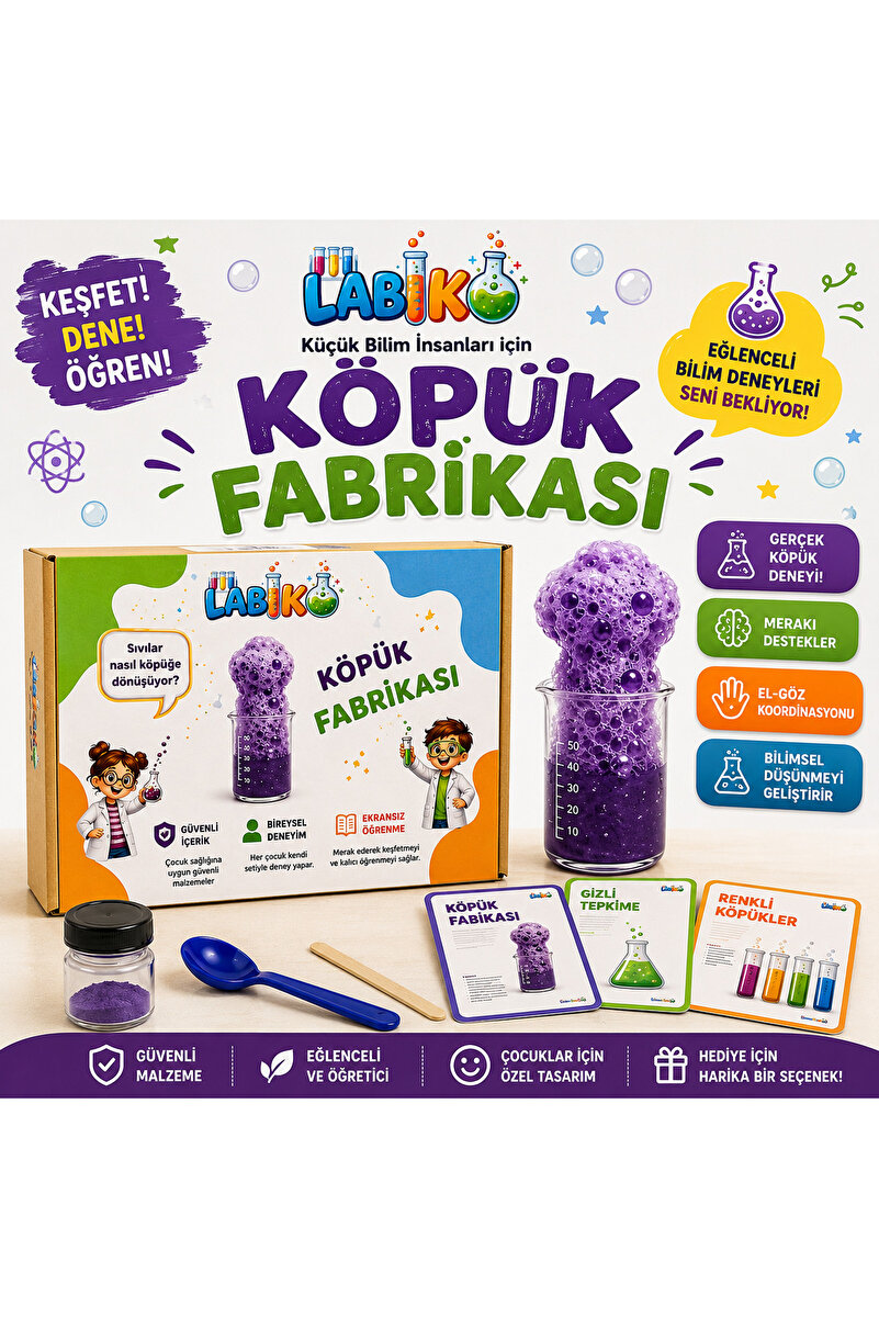 LABİKO Köpük Fabrikası - Çocuk Deney Kiti