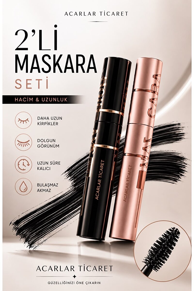 Acarlar Ticaret Lash Extension High Maskara & Lash Extension High Black Maskara