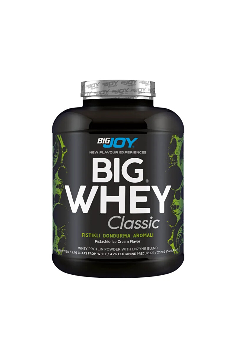 Bigjoy BIGWHEY Whey Protein Classic Antep Fistikli Dondurma Aromalı 2376g 72 Servis