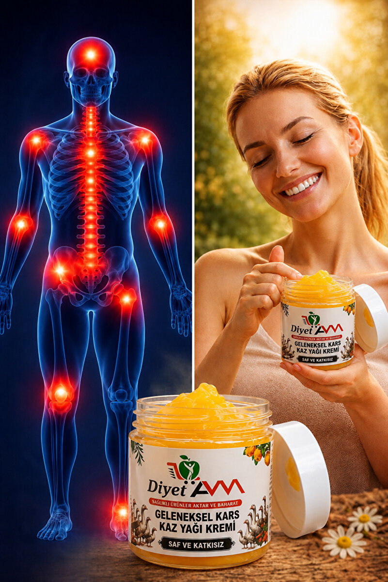 Diyet AVM ORGANİK KARS KAZ YAĞI KREMİ DOĞAL İÇERİKLİ KREM 150 ML