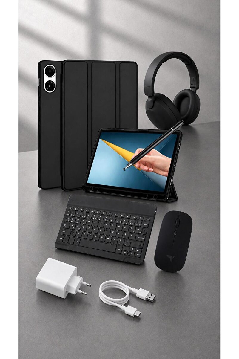 POCO Pad M1 TABLET+KILIF+KALEM HEDİYE+BAŞLIK+KLAVYE VE MOUSE+KULAKLIK (Türkiye Garantili)