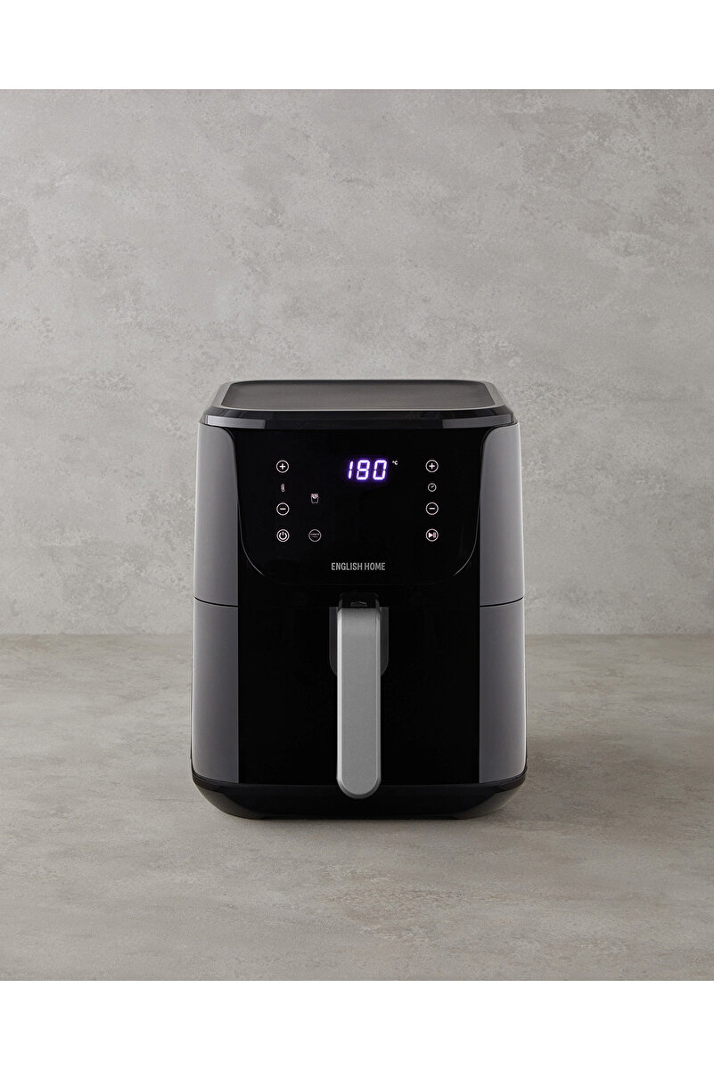 English Home AIF 2030 XL Sıcak Tutma Hazneli Air Fryer 1500W Siyah-Krom