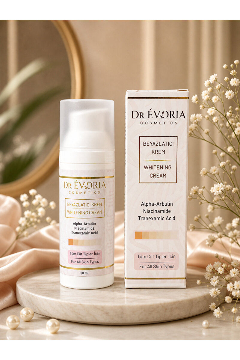 DR EVORİA COSMETICS Yüz ve Özel Bölgeler İçin Beyazlatıcı Krem (Bikini, Koltuk altı, Özel Bölgeler,Dirsek ve Diz)