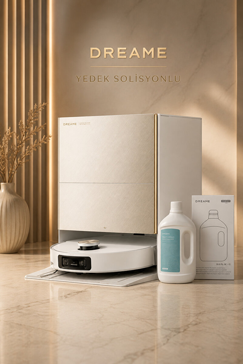 Dreame Yeni Seri ELVT En Güçlü X60 Ultra Complete 35.000Pa Emiş Gücü Otomatik Toz Boşaltmalı,Yıkamalı Robot Süpürge Led Işıklı