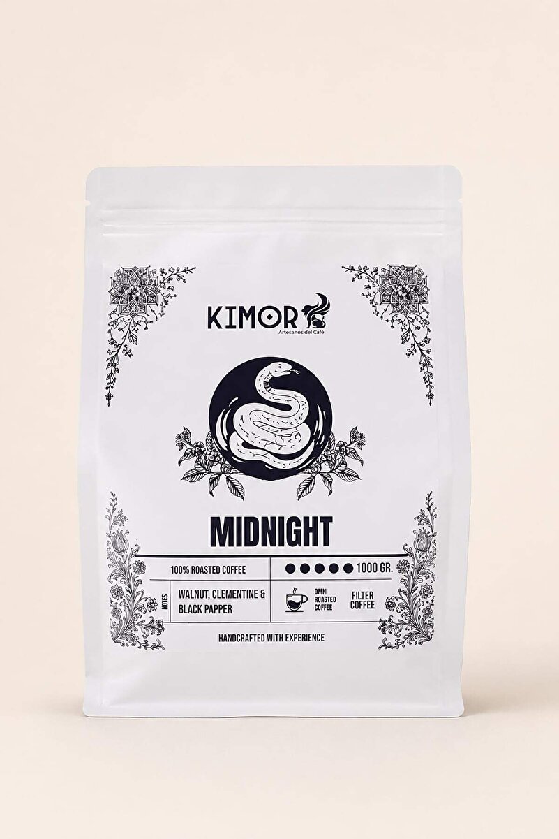 KİMOR Midnight Filtre Kahve 1 kg Koyu Kavrum