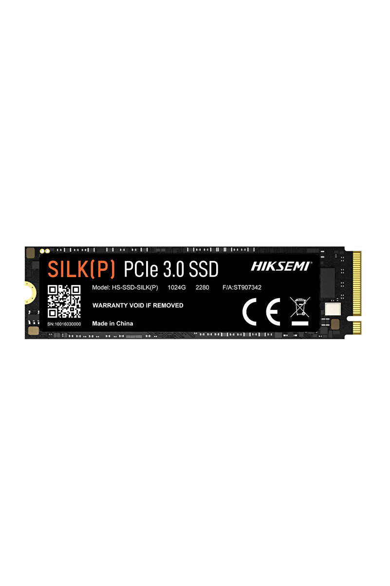Hiksemi SILK(P) 512GB M.2 2280 PCIe 3.0 NVMe SSD 2500MB/s Okuma 1025MB/s Yazma