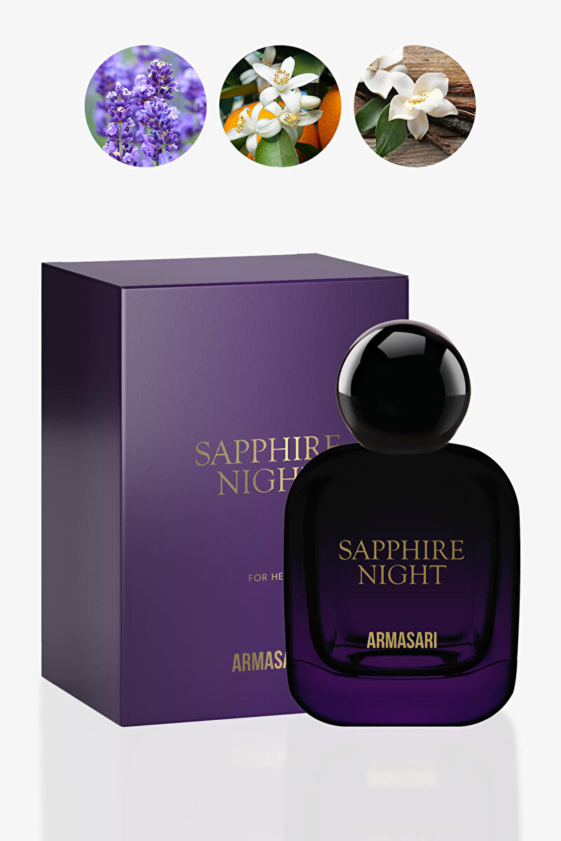 Armasari Sapphire Night Uzun Süre Kalıcı Meyveli ve Çiçeksi Kadın Parfüm 100ml