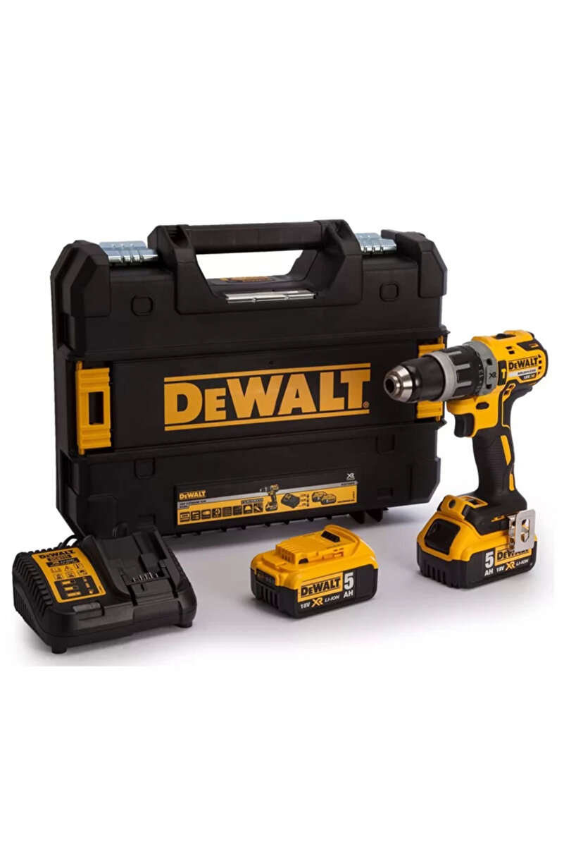 Dewalt DCD796P2 18V 5.0Ah Kömürsüz Lı-Ion Şarjlı Darbeli Matkap