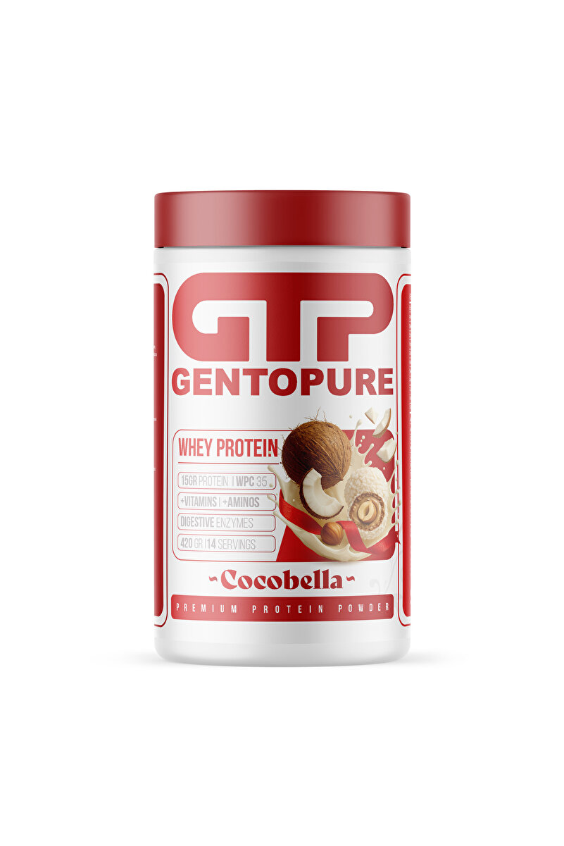 Gentopure WHEY PROTEİN - Wpc35 Cocobella 420Gr (Beyaz Çikolata Fındık)