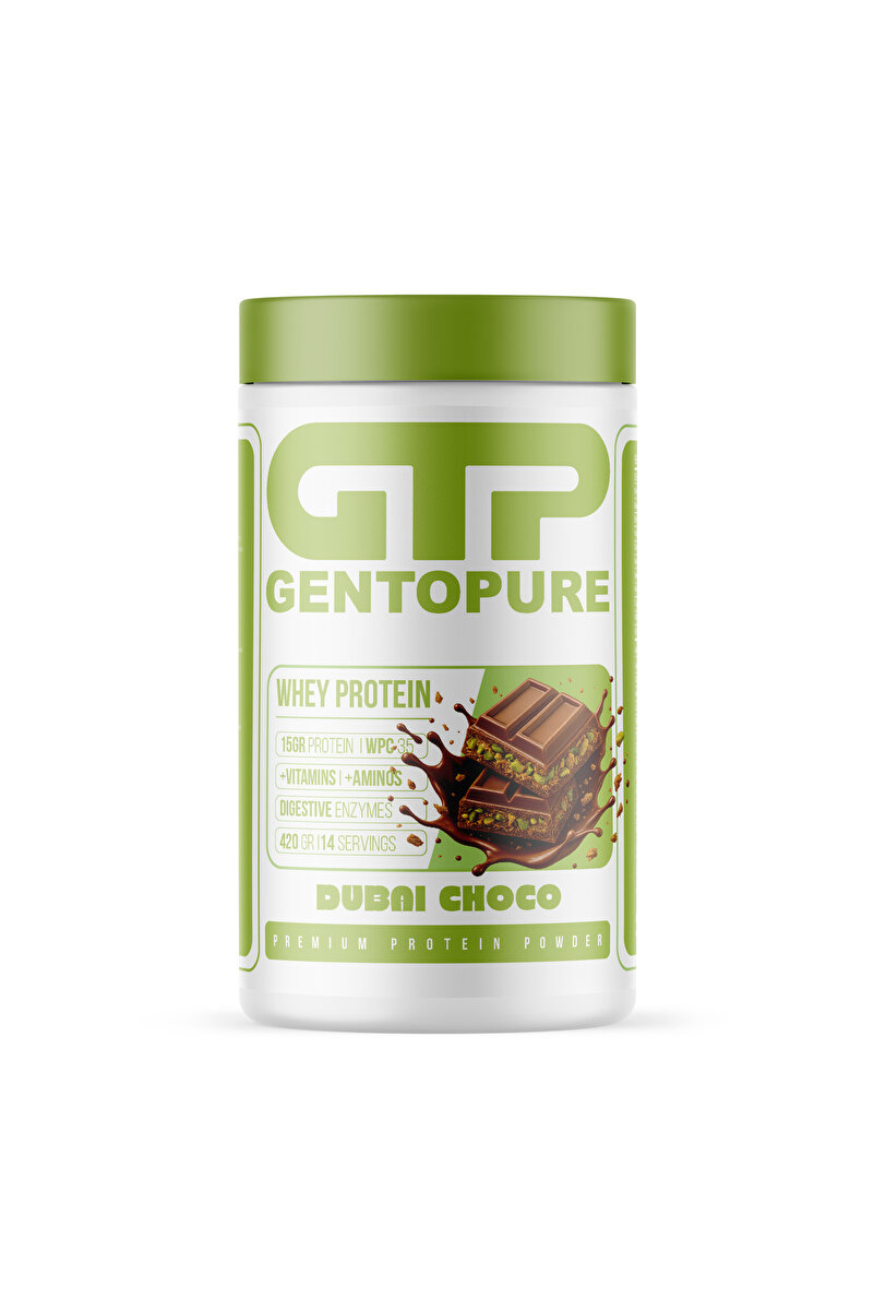 Gentopure Dubai Çikolatalı Whey Protein-WPC35 420GR