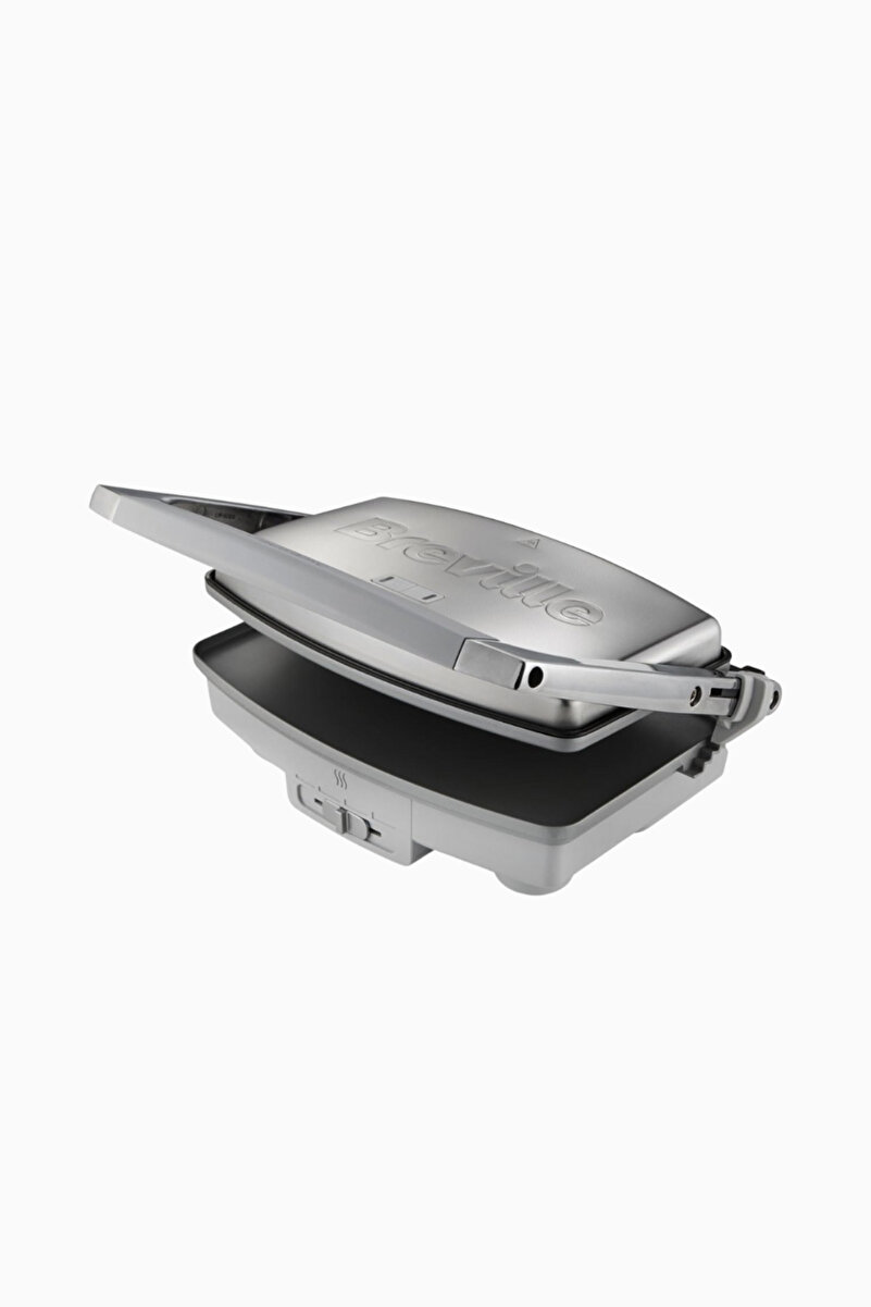 Breville DuraCeramic Sandviç/Panini Tost Makinesi, Paslanmaz - gri