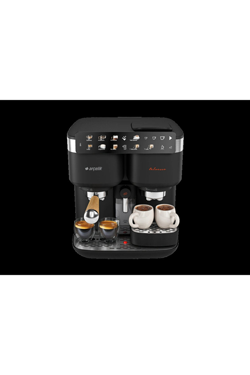 Arçelik TEM 9690 Telvesso® Türk Kahvesi Makinesi & Yarı Otomatik Espresso Makinesi