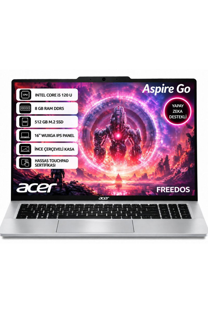 ACER ASPIRE GO AG16-71P 5120U 8GB 512SSD 15.6'' FREEDOS NX.JT2EY.001