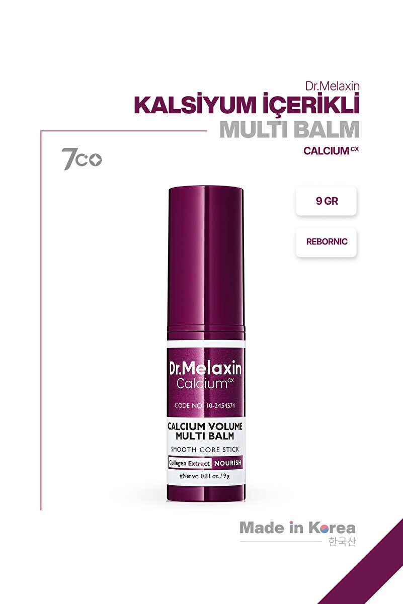 Dr.Melaxin Kalsiyum İçerikli | Kırışıklık Karşıtı | Sıkılaştırıcı | Multi Balm 9gr