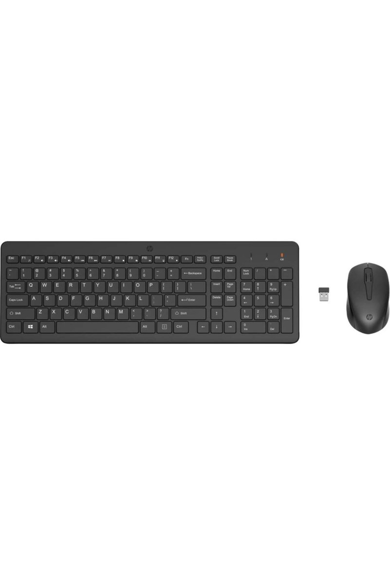 HP 330 2V9E6AA 2.4 Ghz Kablosuz Klavye & Kablosuz Mouse Set (1 x AAA (mouse); 1 x AAA (keyboard)