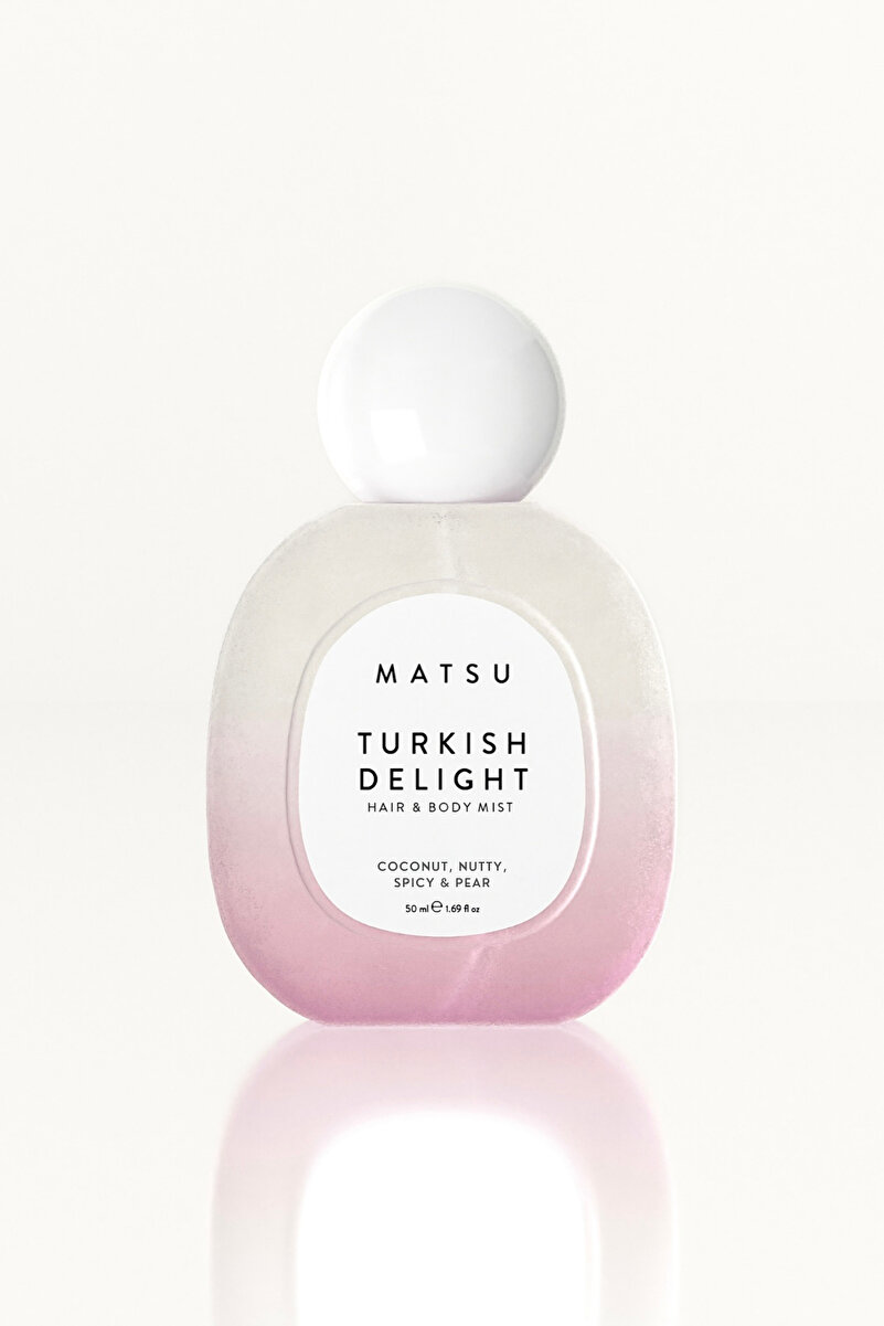 MATSU Turkish Delight Saç & Vücut Misti 50 ml | Gül & Pudralı Notalar