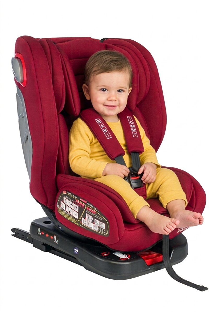 Tommybaby Oto Koltuk Koltuk Creative 0-36 Kg 360 ° Dönebilen Isofix'li Çocuk Oto Koltuğu