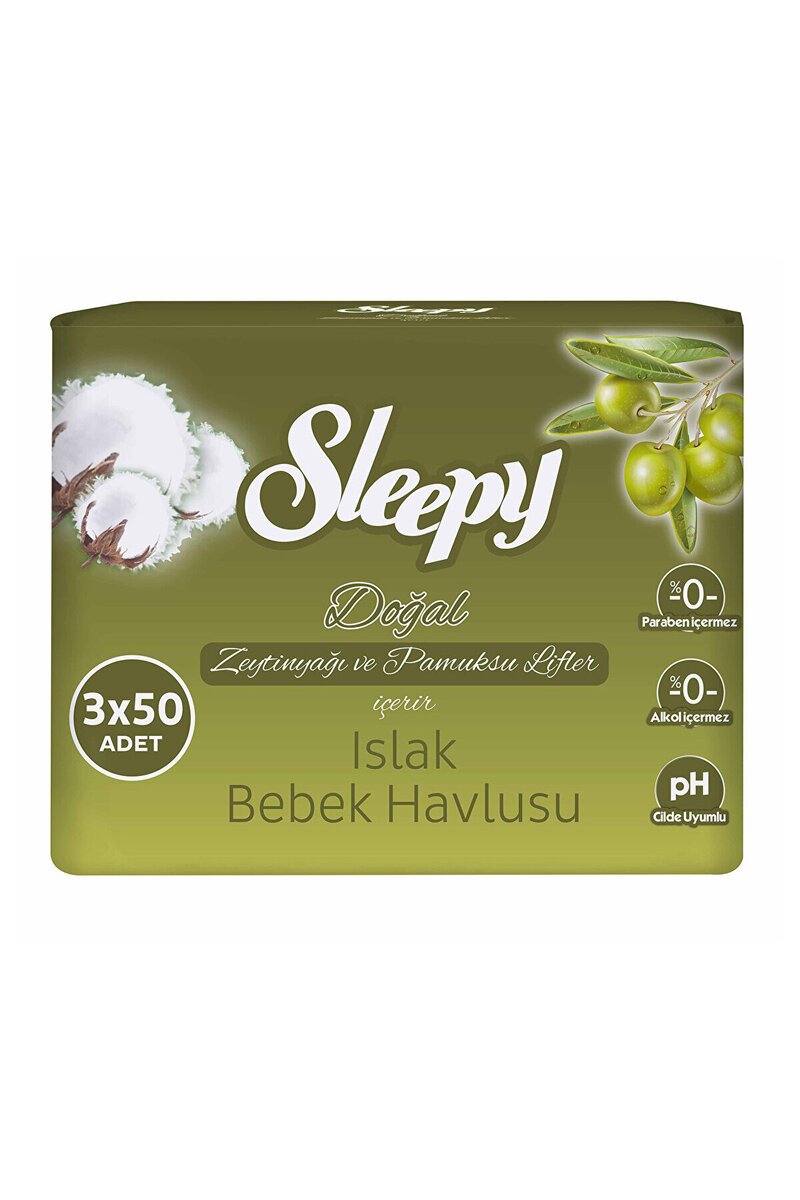Charnwood Zeytinyağlı Bebek Islak Mendil 3x50 Adet