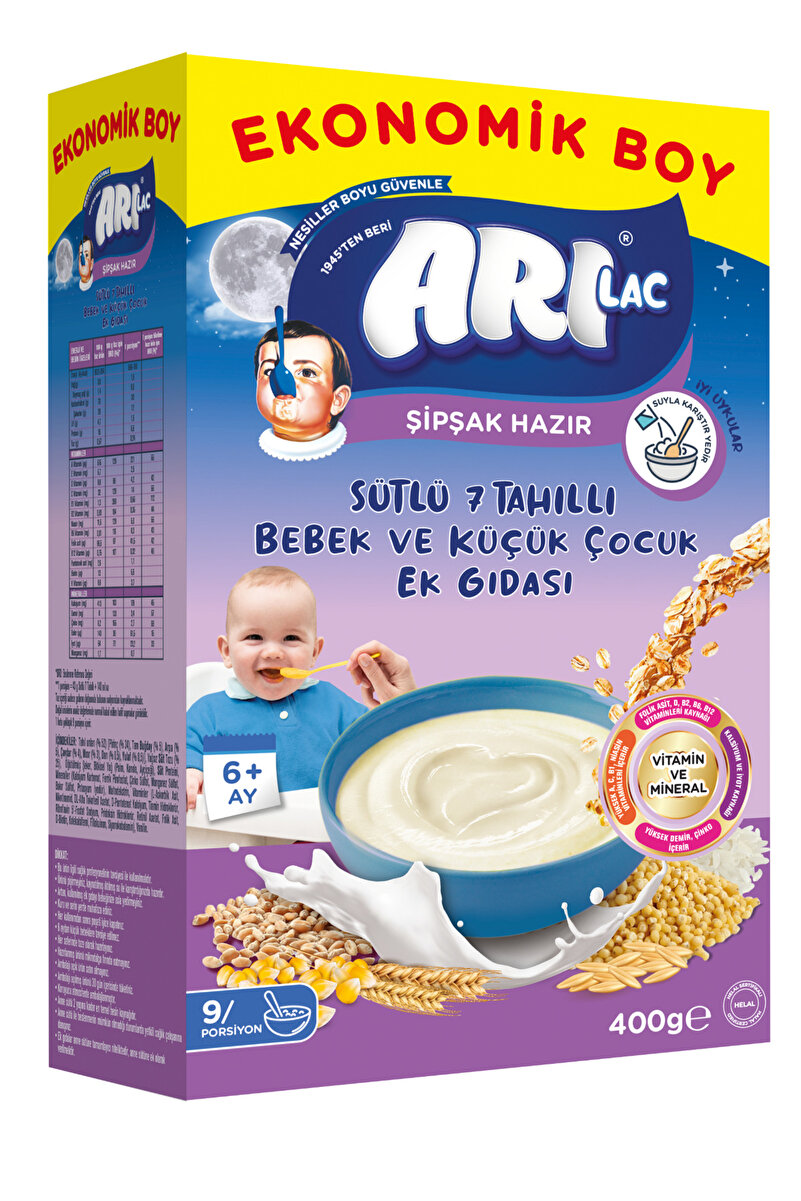 Arılac Gece 7 Tahıllı Ek Gıda 400g 1 Adet