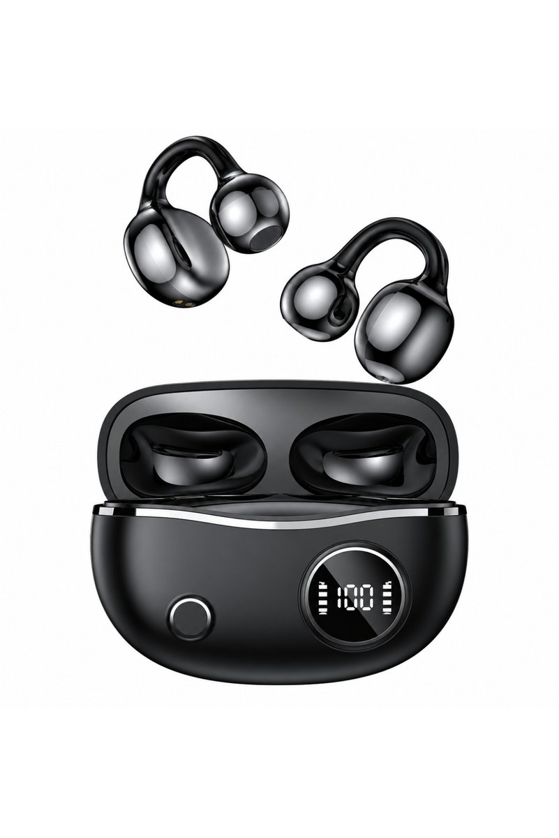 Abbruch YXG-10 Klipsli Açık Kulak Tasarım Bluetooth Kulaklık Şarj Göstergeli İos Android Uyumlu Kulaklık Bluetooth 5,4