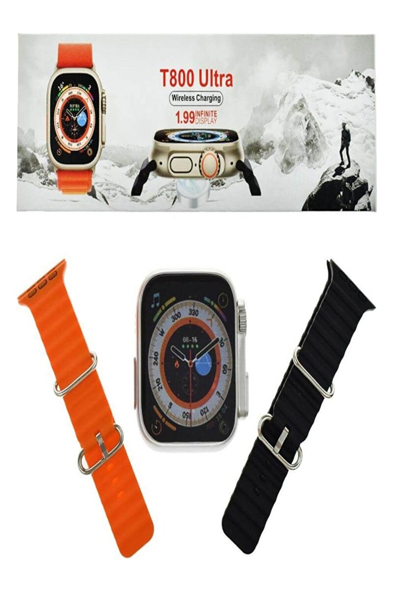 hiwatch Pro Ultra 2023 IOS&Android Uyumlu Akıllı Saat (Ekstra Kordon Hediyeli)