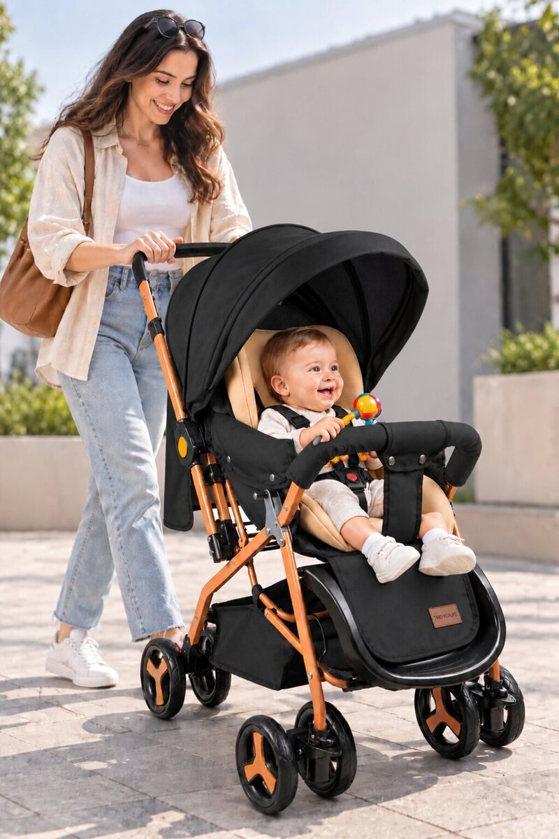 Baby Home Tam Yatarlı Çift Yönlü Bebek Arabası