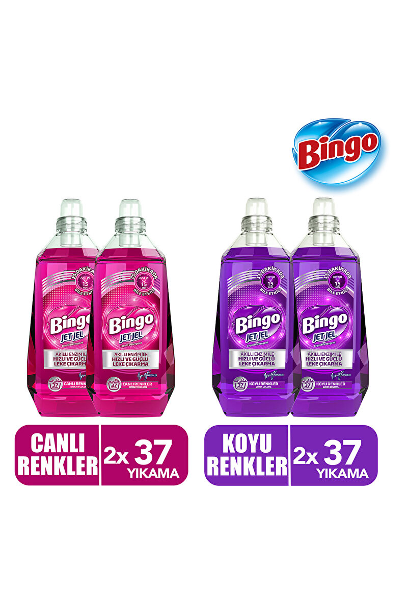 Bingo Jet Jel Koyu Renkler 1480 mlx2 + Canlı Renkler 1480 mlx2