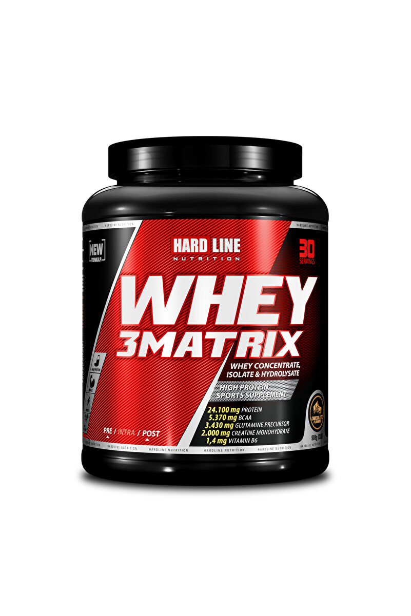 Hardline Nutrition Whey 3 Matrix 908 gr Çikolata Aromalı Protein Tozu (HELAL CERTİFİED)