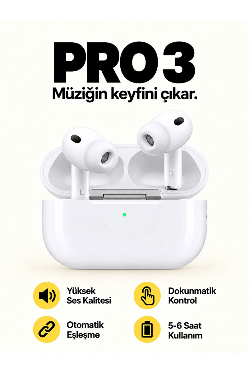 kawigo Bluetooth Kulaklık ios android uyumlu PRO 3 Yeni Seri Kablosuz Bluetooth Kulaklık Kulak İçi Kulaklık Şarj Kutulu